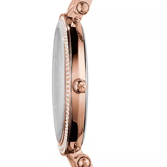 Michael Kors Women's Darci Rose Gold-Tone Stainless Steel Bracelet Watch 39mm - Picture 2 of 5